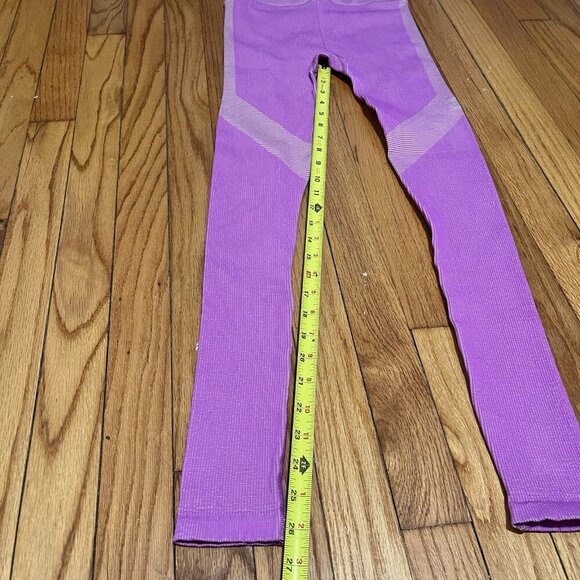 Alo‎ Yoga Pink Illusion Seamless High-Waist Legging Size XS - Picture 7 of 9